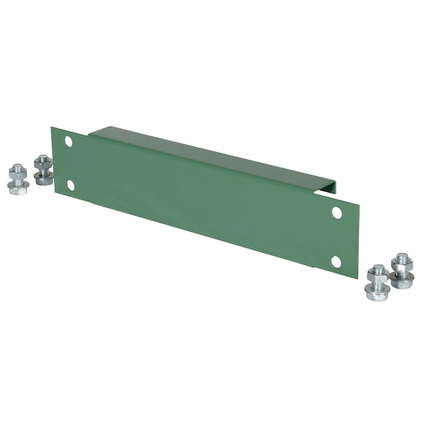 Green Powder Coat Steel Pallet Racking Frame Spacer 12 Usable Length